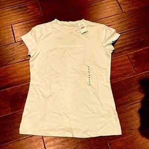 Banana Republic Crew Neck Logo Tee